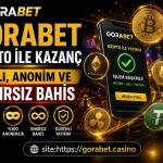 Gorabet Kripto ile Kazanç Hızlı, Anonim ve Sınırsız Bahis